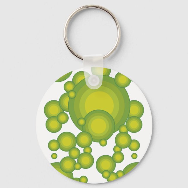 Porte-clés Bulles vertes (Recto)