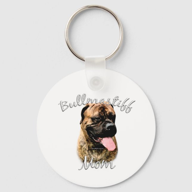 Porte-clés Bullmastiff Maman 2 (Recto)