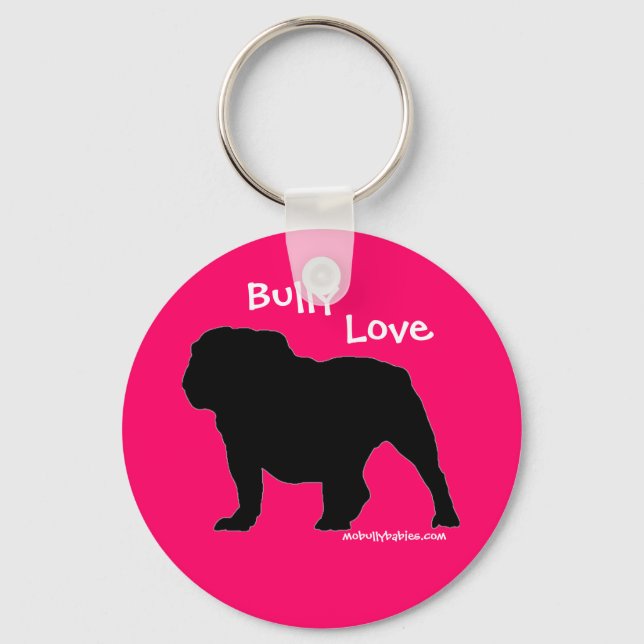 Porte-clés Bully Love porte - clé bulldog (Recto)