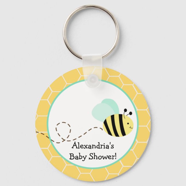 Porte-clés Bumble Bee Custom Keychain (Recto)