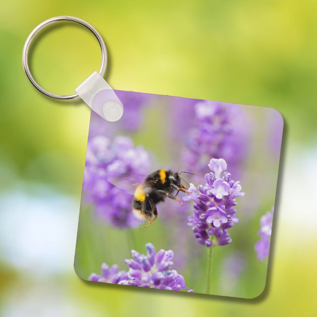 Porte-clés Bumblebebe Sur Lavender (Créateur téléchargé)