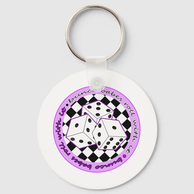 Porte-clés Bunco Baby Roll with It - Violet (Recto)