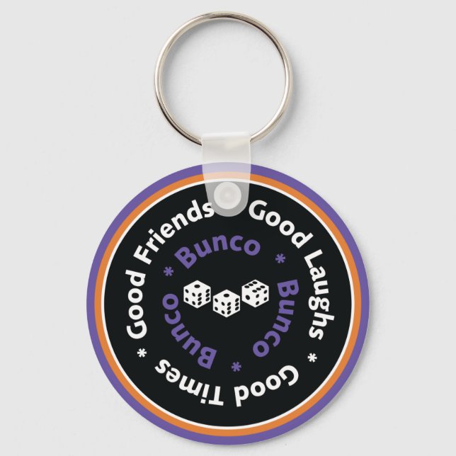 Porte-clés Bunco Good Friends - Violet (Recto)