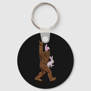 Porte-clés Bunny Bigfoot Pâques Dans Un Byskis Amusant Dimanc