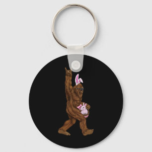 Porte-clés Bunny Bigfoot Pâques Dans Un Byskis Amusant Dimanc