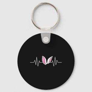 Porte-clés Bunny de Pâques battement de coeur Rabbit Amusants