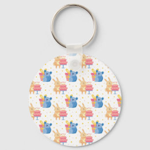 Porte-clés Bunny Et Koala Portent Sur Les Enfants Anniversair