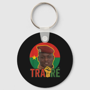 Porte-clés Burkina Faso - Bravo Capitaine Ibrahim Traoré _ Th