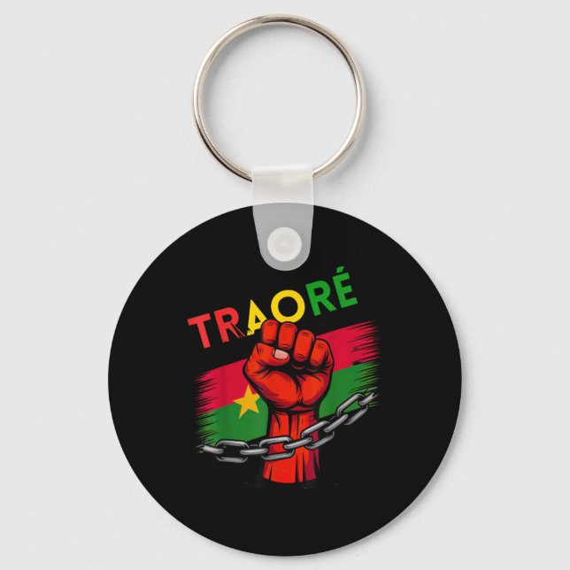 Porte-clés Burkina Faso Ibrahim Traoré Chemise Thomas Sankara (Recto)