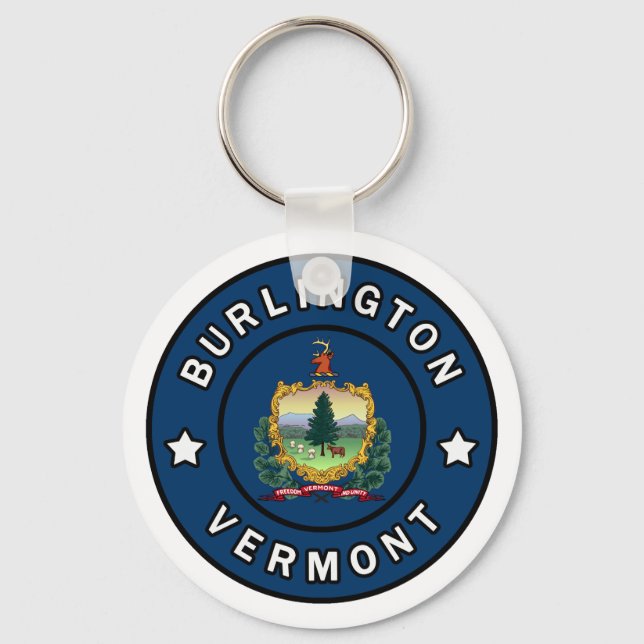 Porte-clés Burlington Vermont (Recto)