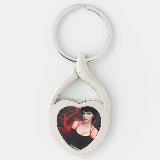 Porte-clés Burnt Out Souls metal keychain (Devant)