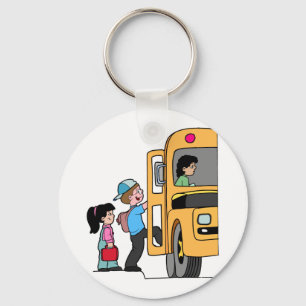 Porte-clés Bus scolaire pour enfants