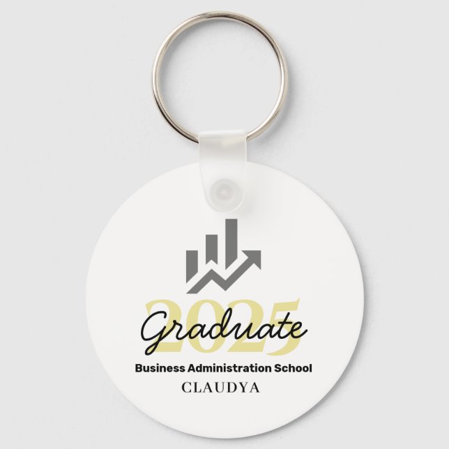 Porte-clés Business Administration Graduate Class of 2025 (Recto)
