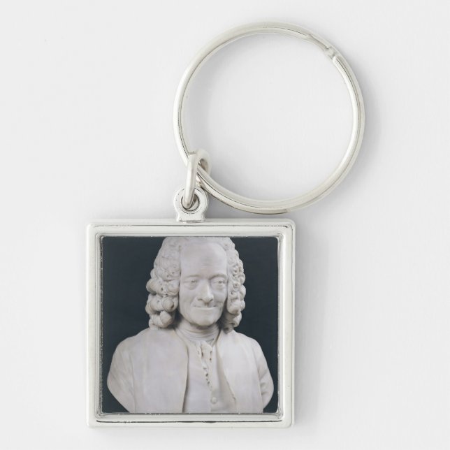Porte-clés Buste de Francois Marie Arouet de Voltaire 1778 (Devant)
