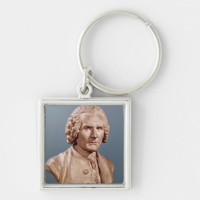 Porte-clés Buste de Jean-Jacques Rousseau (Devant)