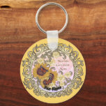 Porte-clés Butterfly Sunflower Mom custom name<br><div class="desc">Butterfly Sunflower Mom custom name keychain by ArtMuvz Illustration. Matching mom apparel, Mom t-shirts, mothers day gifts for Mother, Grandma.To personalize click on "personalize this template" then edit the fields provided for your custom gift. You can add your name or add text instead. Customize this mom keychain to make it...</div>