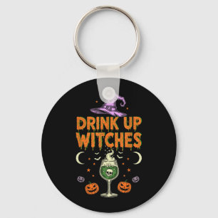 Porte-clés Buvez les sorcières Chapeau Violet Drôle Halloween