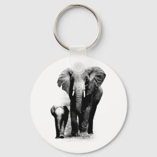 Porte-clés BW Elephant & Baby Elephant