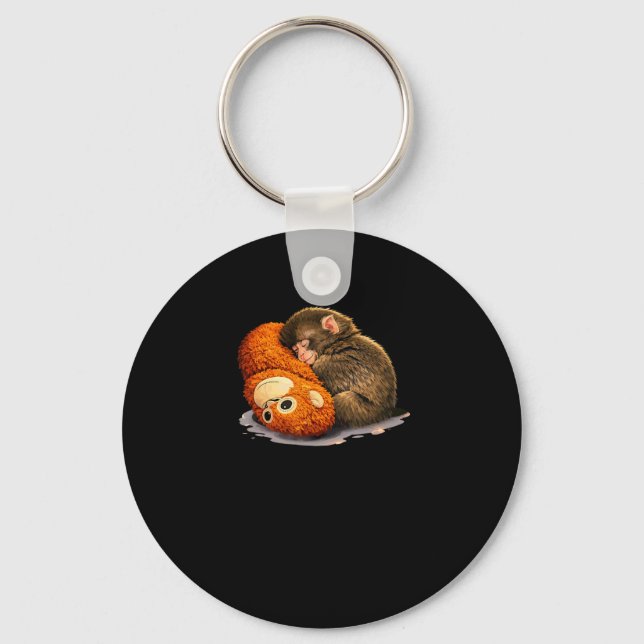 Porte-clés Byby coup de singe Mignon petit coup  (Recto)