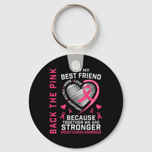Porte-clés Byck The Pink Best Friend Breast Cancer Sensibilis