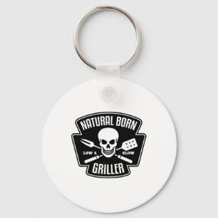 Porte-clés Byrbecue Natural Born Griller Funny Grill Master G