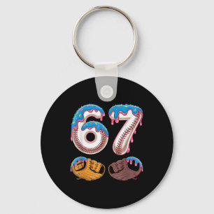 Porte-clés Bysebyll 67 - Goutte de glace 67 Mème Drôle de jou