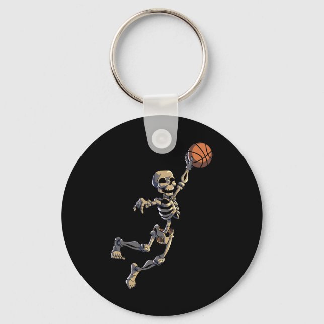 Porte-clés Bysketbyll Skeleton Halloween Hommes garçons Byske (Recto)