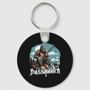 Porte-clés Byssquatch! Drôle de pêche en plein air Rétro Pêch