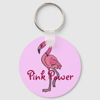Porte-clés BZ - Porte - clé de Flamant rose d'alimentation ro