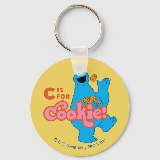 Porte-clés C c'est pour Cookie (Recto)