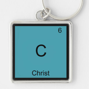 Porte-clés C - Christ Jésus Chimie Élément Symbole T-shirt