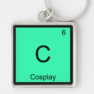 Porte-clés C - Cosplay Chimie Élément Symbole Costume Tee