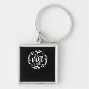 Porte-clés C’est automne Y’all Automne Design Minimal Propre