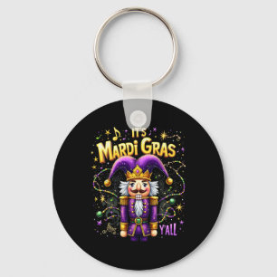 Porte-clés C’est drôle Mardi Gras Y’all Nutcracker King Mardi
