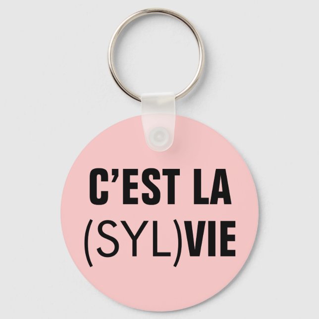 Porte-clés C’est la (Syl) Vie - C’est la Vie (Recto)