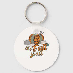 Porte-clés C’est le Motif Leopard Citrouille de l’automne