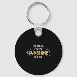 Porte-clés C’est moi Salut Je suis le Sunshine Cute Positif C