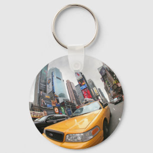 Porte-clés Cab jaune de New York