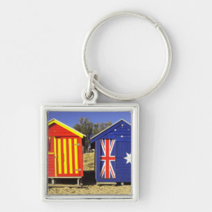 Porte-clés Cabanons de bain, plage de Middle Brighton, Port 2