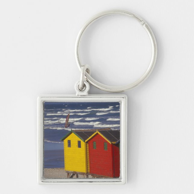Porte-clés Cabanons de plage de la baie St. James, près de Ca (Devant)