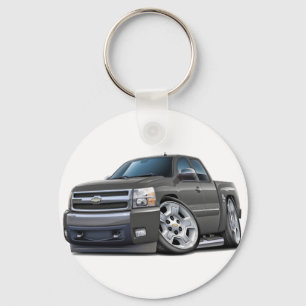Porte-clés Cabine prolongée grise de Chevy Silverado