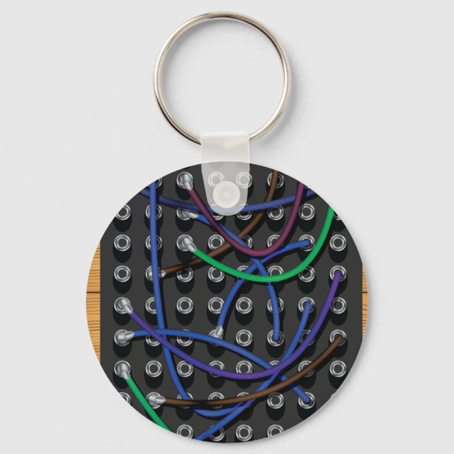 Porte-clés Câbles d'échange téléphonique (Recto)