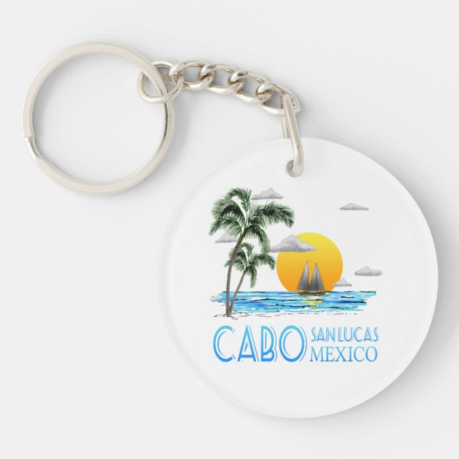 Porte-clés Cabo à voile tropical San Lucas Mexique (Devant)