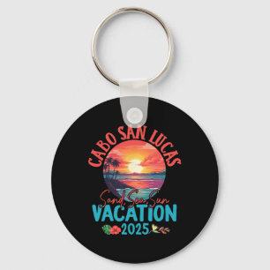 Porte-clés Cabo San Lucas Mexique Vacation 2025 Souvenir Matc