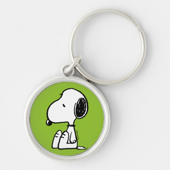 Porte-clés cacahuètes | Snoopy En Bas (Devant)