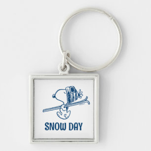 Porte-clés cacahuètes   Snoopy Ski Trip