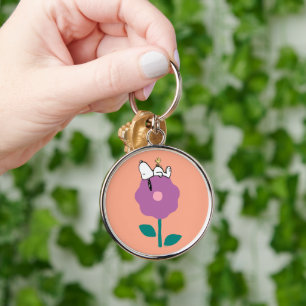 Porte-clés cacahuètes   Snoopy & Woodstock Flower Whististle