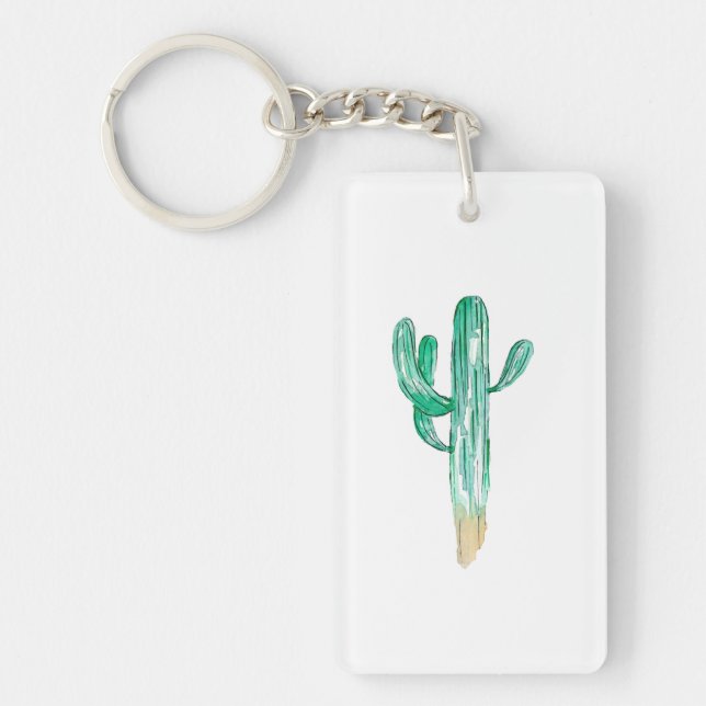 Porte-clés Cactus Saguaro | Double face (Devant)
