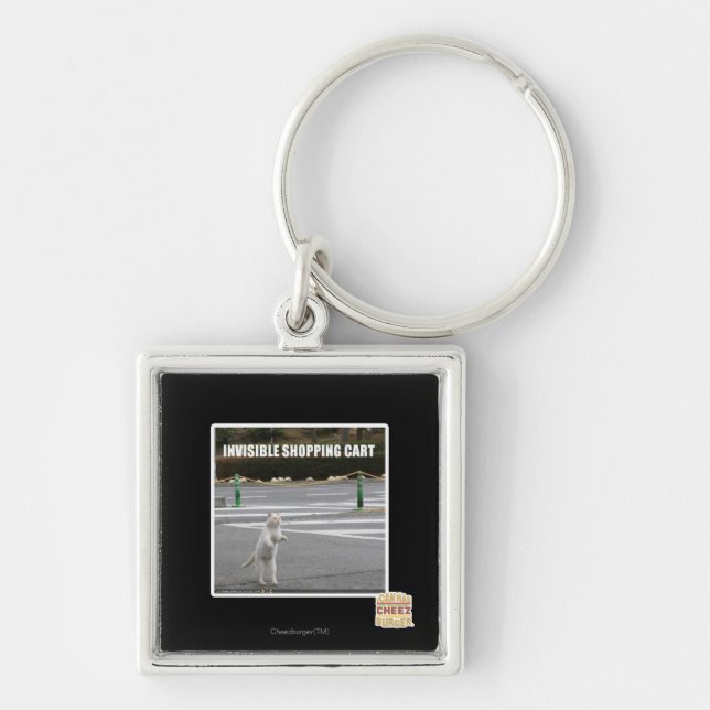 PORTE-CLÉS CADDIE INVISIBLE (Devant)