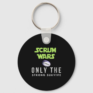 Porte-clés Cadeau amusant Scrum Wars Rugby , Adultes et enfan